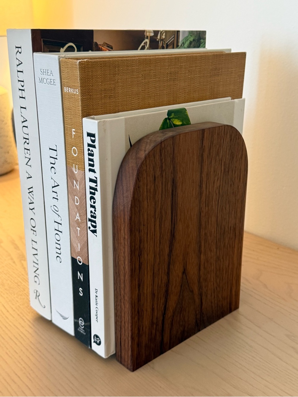 Solid Walnut Bookends - Picture 4 of 4
